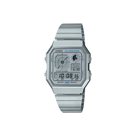 Reloj Casio Vintage Digital Acero Inoxidable A130WE-7AEF
