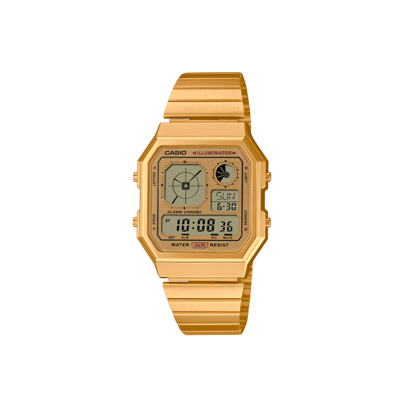 Reloj Casio Vintage Digital Acero Dorado A130WEG-9AEF