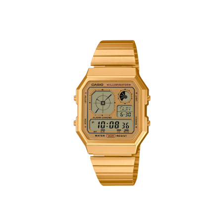 Reloj Casio Vintage Digital Acero Dorado A130WEG-9AEF