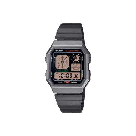 Reloj Casio Vintage Digital Acero Negro A130WEGG-1AEF