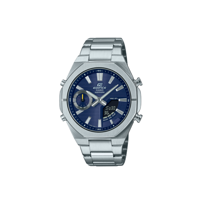 Reloj Casio Edifice Hombre Acero Esfera Azul ECB-S10D-2AEF