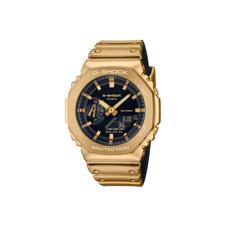 Reloj Casio G-Shock Hombre Dorado Monocromático GM-2100YMG-9AER