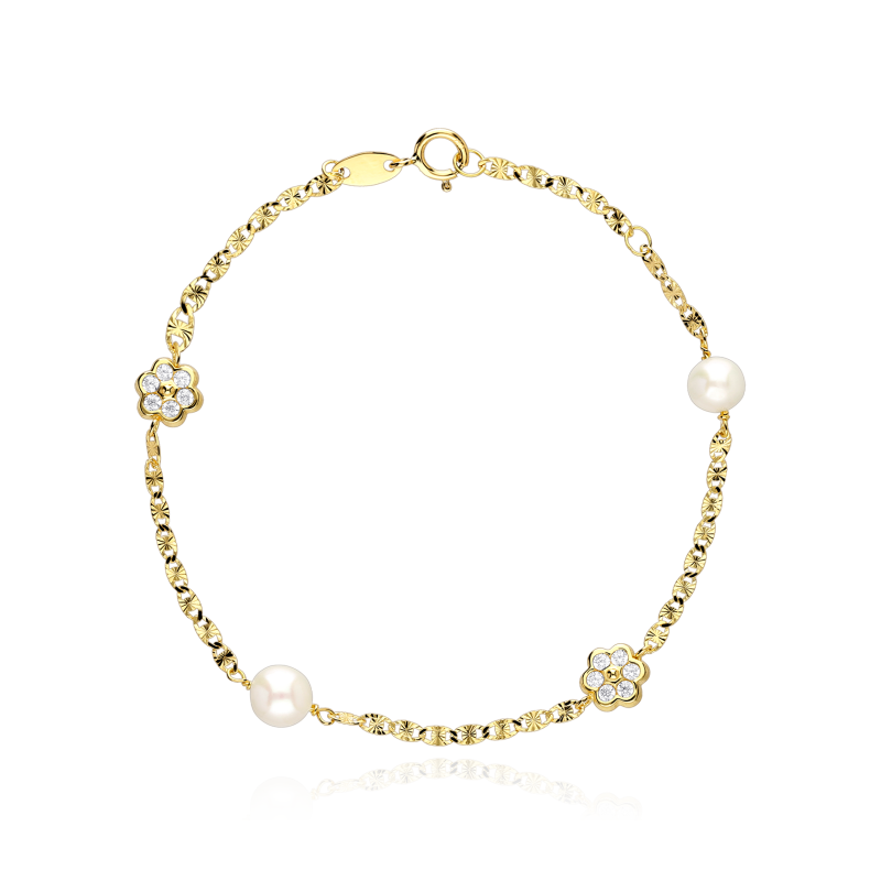 Pulsera "Magical" Perlas y Oro 18k