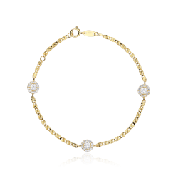 Pulsera "Ice Star" oro 18k