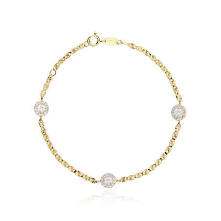 Pulsera "Ice Star" oro 18k