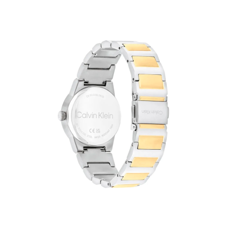 Reloj Calvin Klein Mujer Linear Elegance Bicolor 25100113