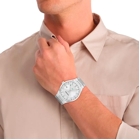 Reloj Calvin Klein Hombre Acero Esfera Blanca 25200489
