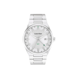 Reloj Calvin Klein Hombre Acero Esfera Blanca 25200489