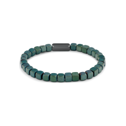 Pulsera Calvin Klein Hombre Acero y Piedras Verdes 35100059