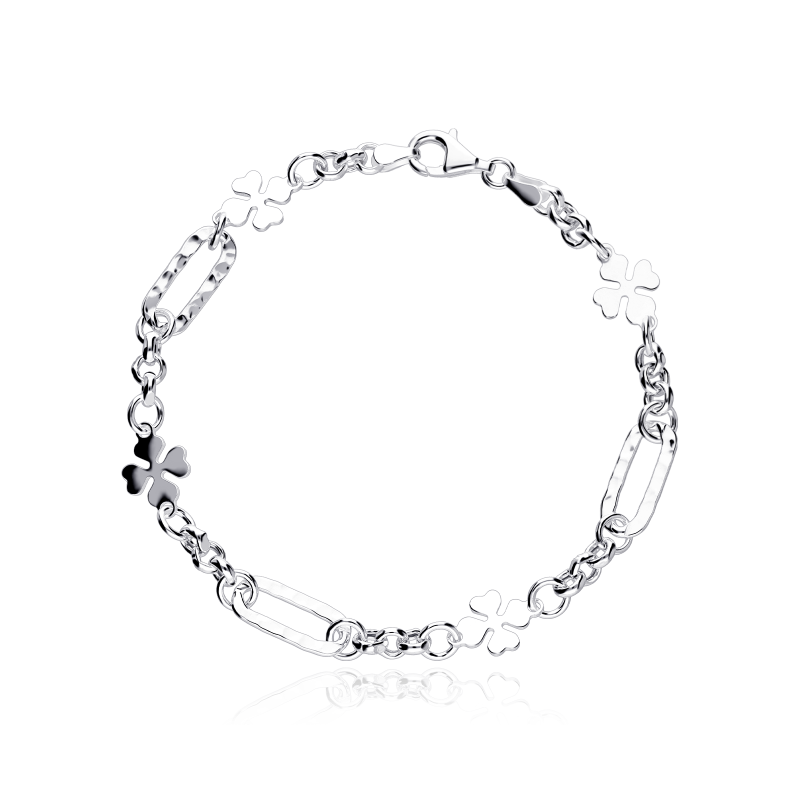 Pulsera Plata Primera ley 20.5cm "Fortuny"