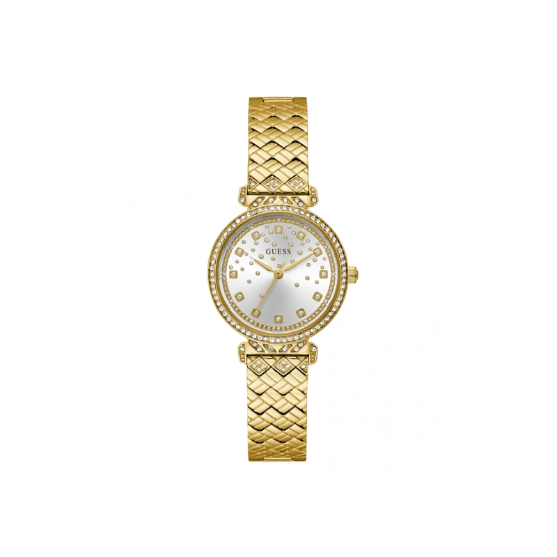 Reloj Guess Mujer Enchantment Acero Esfera Dorada GW0763L2