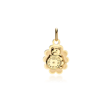 MEDALLA OSITO ORO 18K BEBE