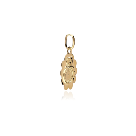 MEDALLA OSITO ORO 18K BEBE
