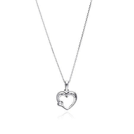 Gargantilla Oro 18k y diamantes 0.04cts "Axira"