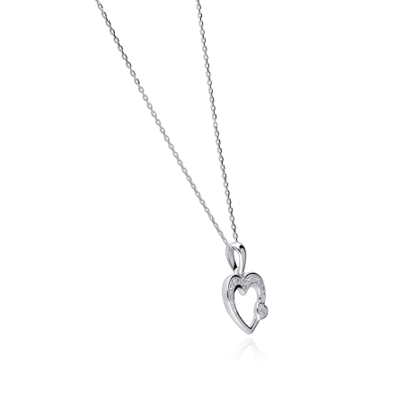 Gargantilla Oro 18k y diamantes 0.04cts "Axira"