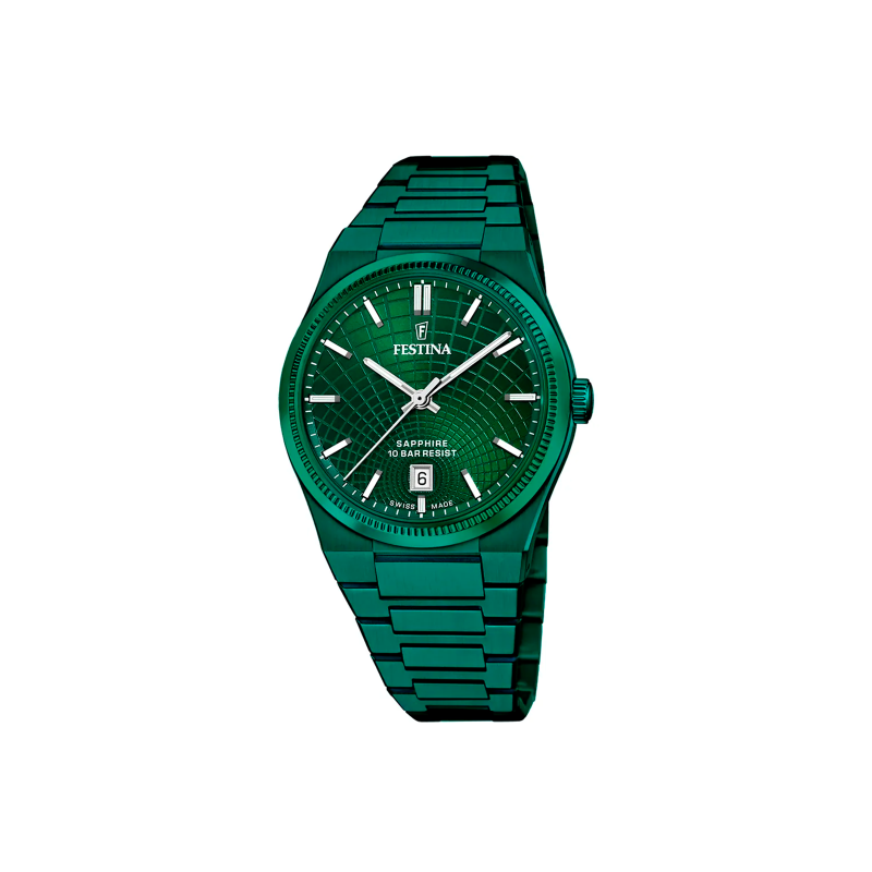 Reloj Festina Hombre Swiss Acero Verde F20079/1