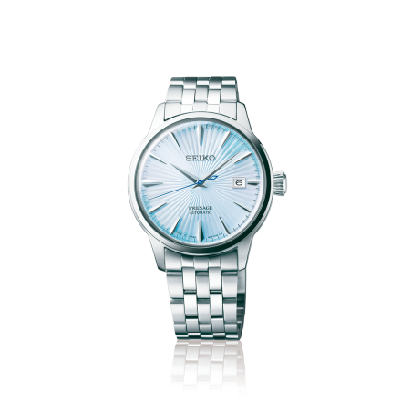 Reloj Seiko Hombre Presage Acero Plateado SRPE19J1