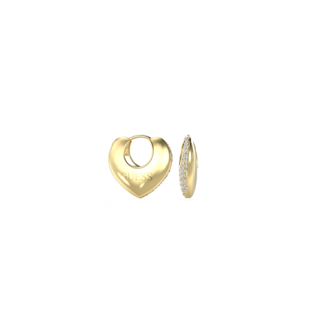 Pendientes Guess Mujer Crazy In Love Corazón Dorado JUBE05207JWYGT-U