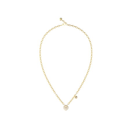Collar Guess Mujer Crazy In Love Corazón Acero Dorado JUBN05212JWYGT-U