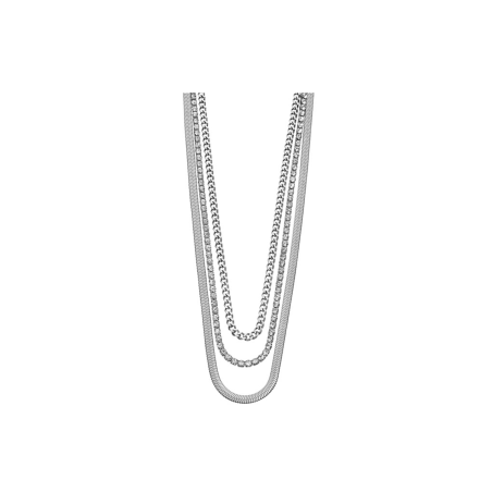 Collar Lotus Style Mujer Urban Woman Acero Triple Brillante LS2342-1/1