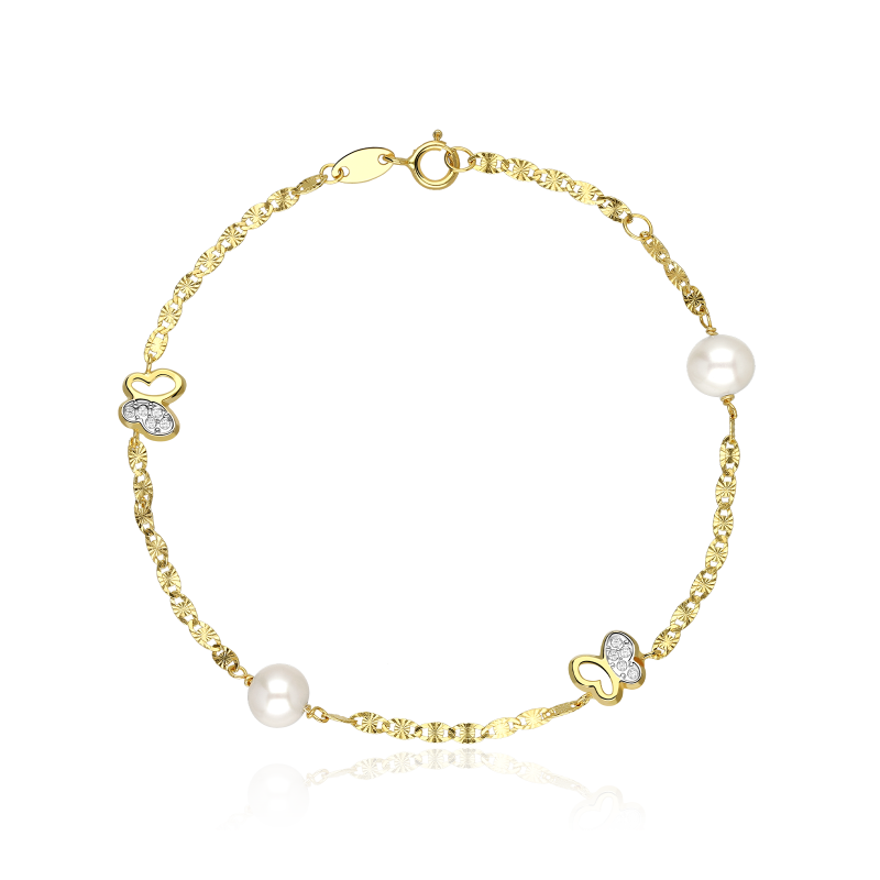 Pulsera "Puket" Oro 18k Perlas Cultivadas