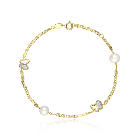 Pulsera "Puket" Oro 18k Perlas Cultivadas