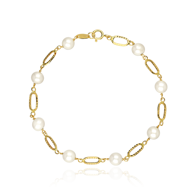 Pulsera Oro 18k y Perlas cultivadas "Andeo"