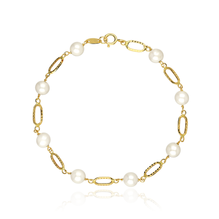 Pulsera Oro 18k y Perlas cultivadas "Andeo"