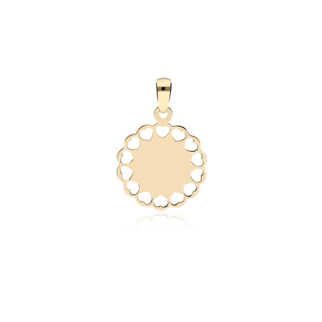 MEDALLA "METAIRIE" VIRGEN NIÑA ORO 18K