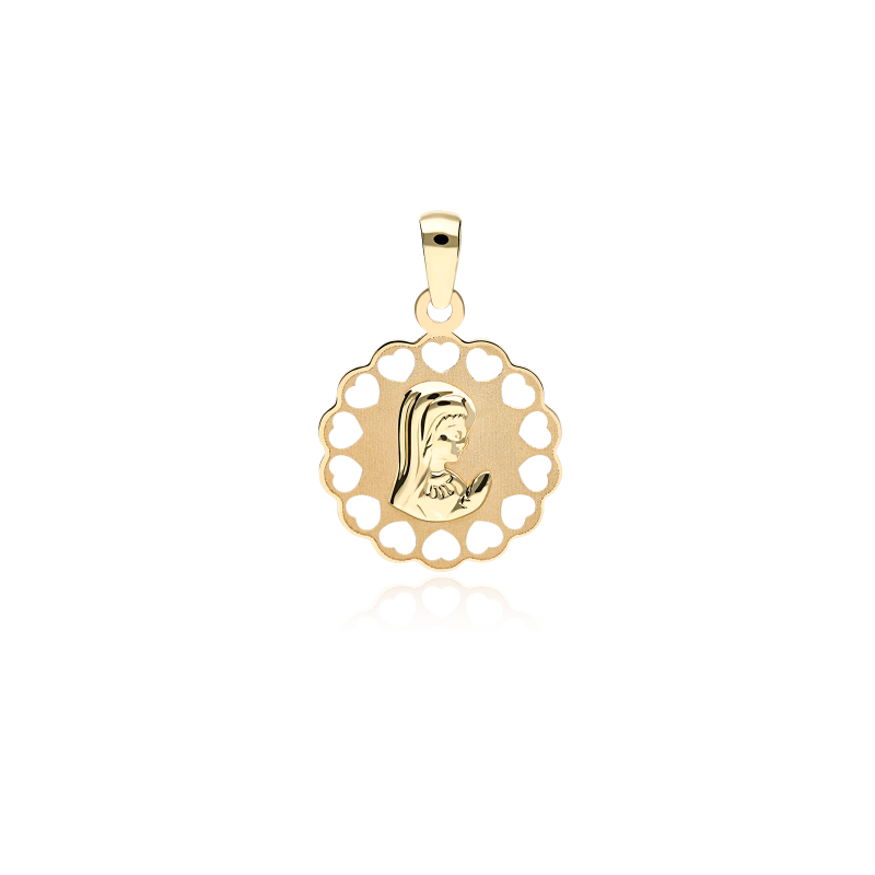 MEDALLA "METAIRIE" VIRGEN NIÑA ORO 18K