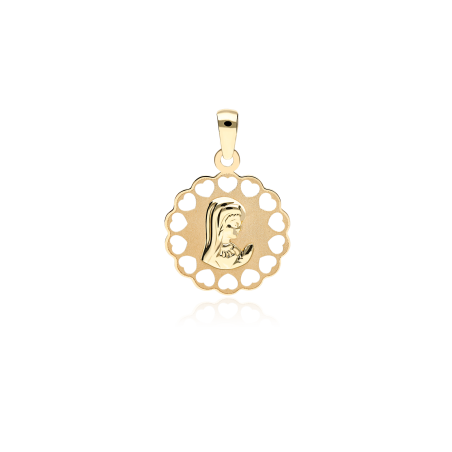 MEDALLA "METAIRIE" VIRGEN NIÑA ORO 18K
