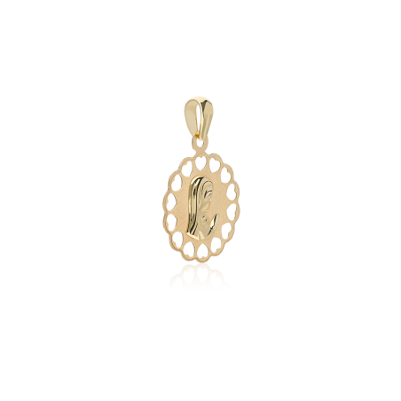 MEDALLA "METAIRIE" VIRGEN NIÑA ORO 18K