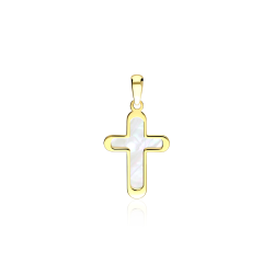 Cruz Oro 18k y Nácar "Merary"