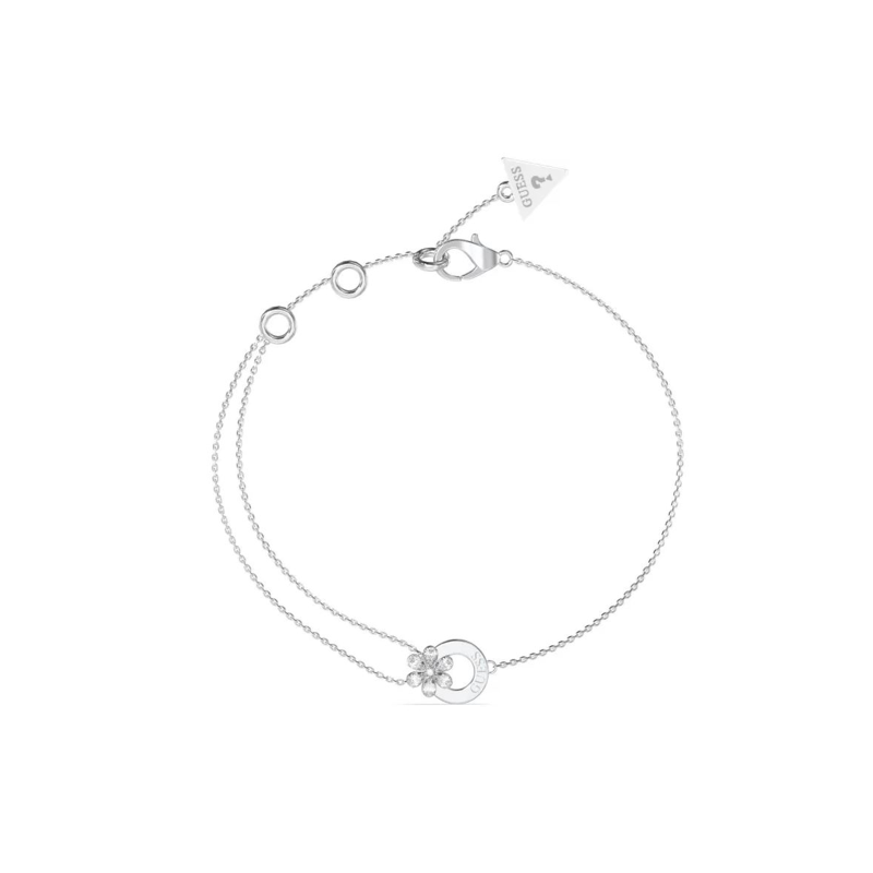 Pulsera Guess Lily Flor Acero JUBB05111JWRHS