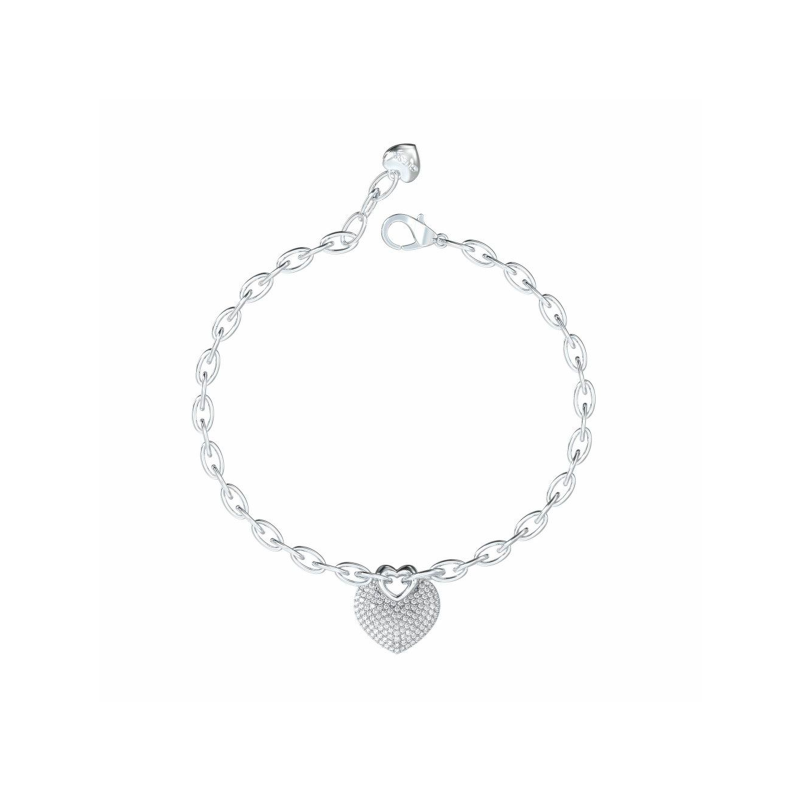 Pulsera Guess Crazy In Love Acero Corazón JUBB05214JWRHS