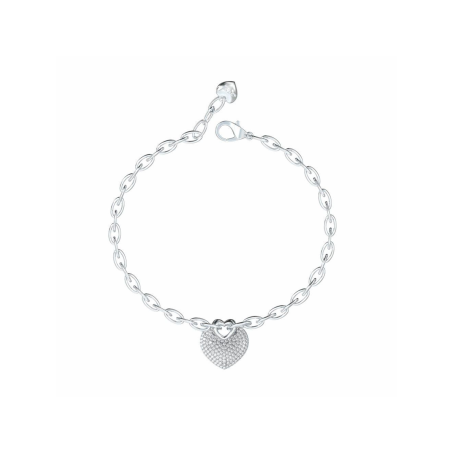 Pulsera Guess Crazy In Love Acero Corazón JUBB05214JWRHS