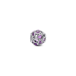 Charm Pandora Corazones Mamá Filigrana Morado 793772C01