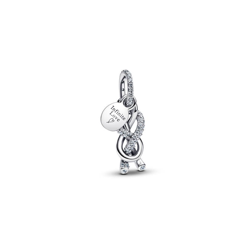 Charm Pandora Colgante Nudo Infinito Pavé 793780C01