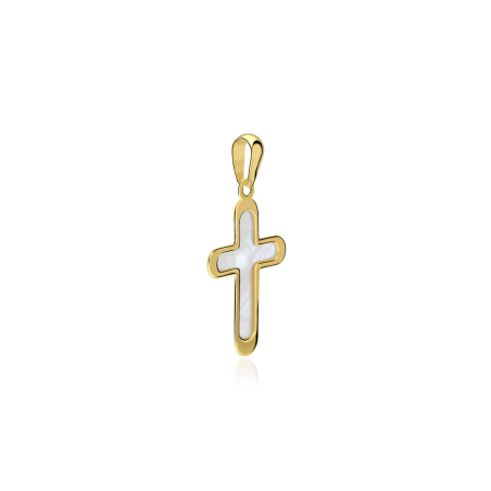 Cruz Oro 18k y Nácar "Merary"