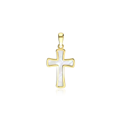 Cruz Oro 18k y Nácar "Nubia"