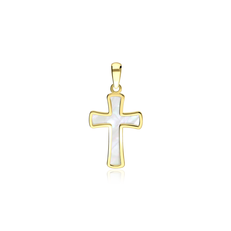 Cruz Oro 18k y Nácar "Nubia"