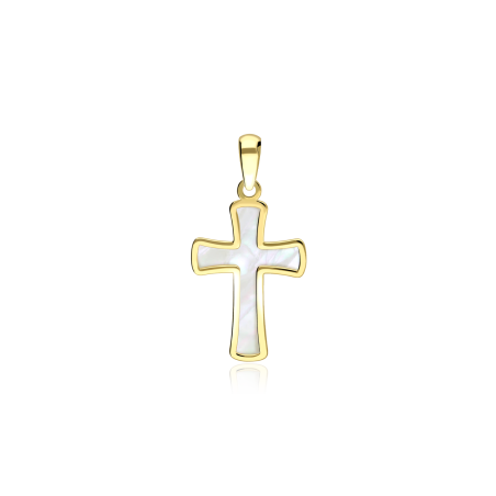 Cruz Oro 18k y Nácar "Nubia"