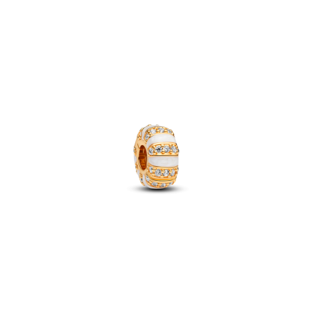 Clip Pandora Gemas y Esmalte Dorado 763785C01