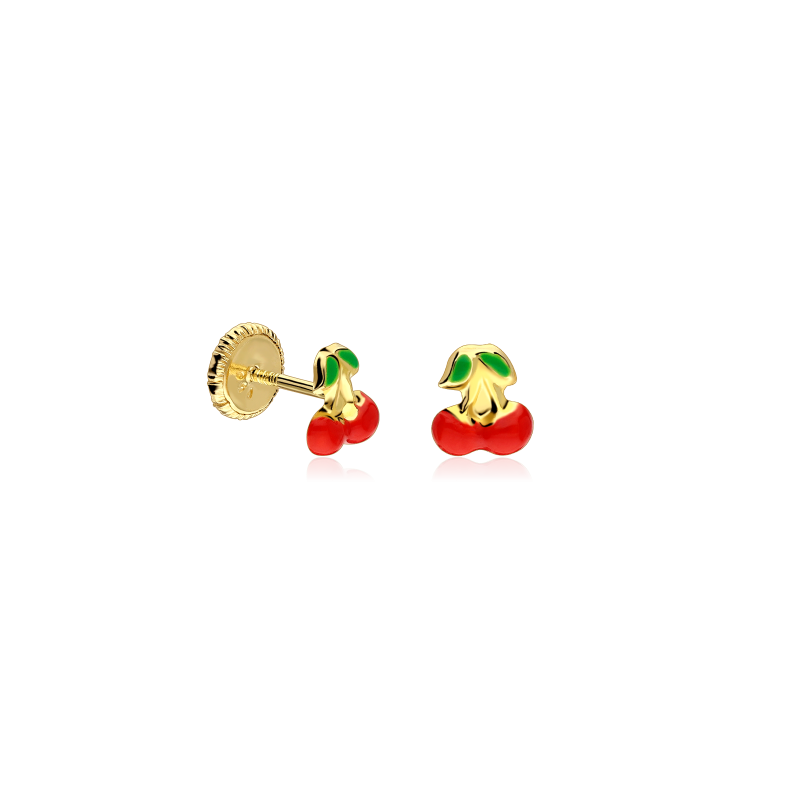 Pendientes Oro 18k "Cherry"