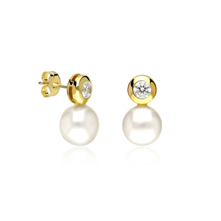 Pendientes Oro 18k y Perlas cultivadas "Farkhana"