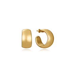 Pendientes Viceroy Acero Dorado Aro Abierto 14291E01012