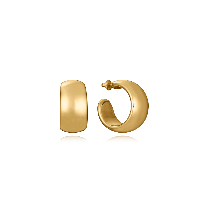 Pendientes Viceroy Acero Dorado Aro Abierto 14291E01012