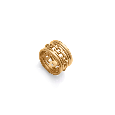 Anillo Viceroy Acero Dorado Ancho Cadena 75399A01