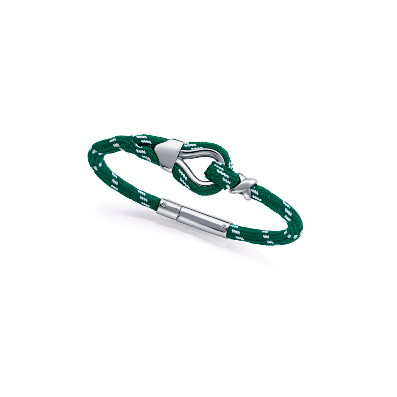 Pulsera Viceroy Acero Y Nylon Verde Y Blanco 14301P01016