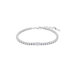 Pulsera Lotus Silver Corazón Y Circonitas LP3762-2/1